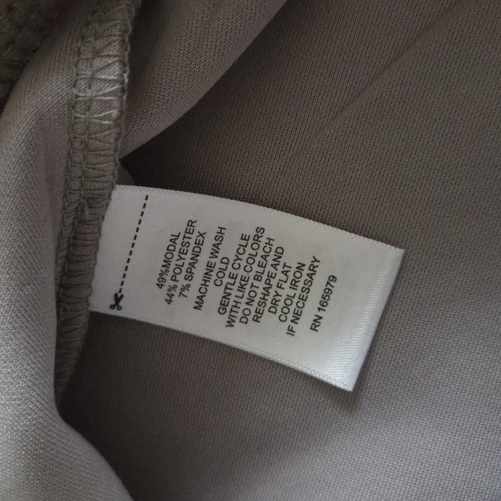 Cable & Gauge Sport Yummy Quarter Zip Up Gray Pullover - Picture 8 of 8